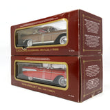 Lot of 2! ROAD LEGENDS DIECAST CARS 1:18 Scale CHEVY BEL AIR & CADILLAC ELDORADO