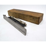 Vintage STARRETT 12" MACHINIST LEVEL with Ground, Cross-Check & Graduated Vials