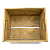 Vintage CLINTON MILK CO. CRATE Wood & Metal NEWARK, NJ DAIRY BOX New Durham Co.