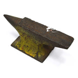 Vintage JEWELER-TINSMITH-GOLDSMITH ANVIL Small 8" long 6 lbs. GREAT PAINT STAINS