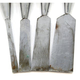 Vintage CRAFTSMAN WOOD CHISEL Set of 4 BEVELED EDGE CHISELS + Box 1/4 1/2 3/4 1
