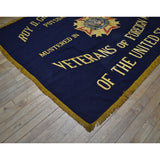 VTG/Antique CLOTH BANNER (Flag) "VETERANS OF FOREIGN WARS...UNITED STATES 1936"