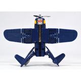 Vintage TONKA GOBOTS "BENT WING" Guardian Robot WWII FIGHTER PLANE w/ CARD-BACK!