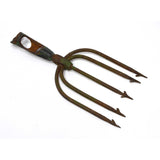 Vintage LARGE FROG SPEAR HEAD (Only) 5-Tine/Prong EEL FISHING FORK Great Patina