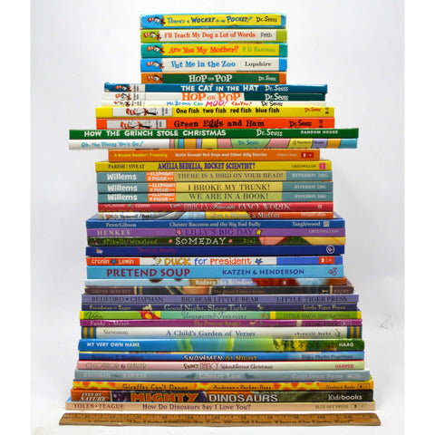 Hardcover CHILDREN'S PICTURE-BOOK Lot of 39 BOOKS Mini Board DR. SEUSS Willems +