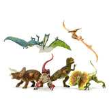 Excellent! JURASSIC PARK III (3) TOY DINOSAUR FIGURES Lot of 6 T-REX V-Raptor ++