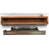 Vintage STARRETT 12" MACHINIST LEVEL 98-12 Ground, Cross-Check & Graduated Vials