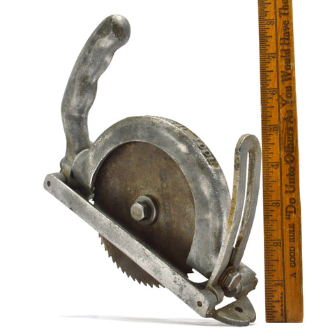 Vintage "CARDINAL TOOL" CIRCULAR SAW 4" Blade 'DRILL-ATTACHMENT-TYPE' Aluminum