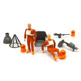 Vintage SPACE 1999 ACTION FIGURES Lot of 2 Figures + Parts! ATV LICENSING c.1975