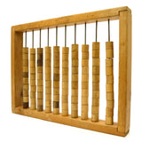 Vintage WOODEN ABACUS by "BERGEN COUNTY INDUSTRIAL ARTS ASSOCIATION" Very Rare!!