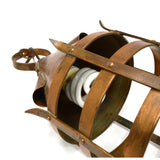 Vintage 'ARTS & CRAFTS' COPPER LIGHT FIXTURE Hanging/Hung PRIMITIVE/ANTIQUE LOOK