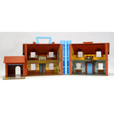 Vintage FISHER-PRICE LITTLE PEOPLE HOUSE #952 + 2 BUSES, Furniture & 23 FIGURES!