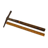 Antique UPHOLSTERS "CARPET HAMMER" Strapped Wood Handle "CLAW-PEEN" TACK HAMMER