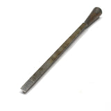 Antique JAMES SWAN MORTISE 3/8" SOCKET CHISEL Mortising Tool 8" BLADE 11.5" ovrl