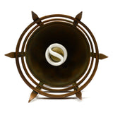 Vintage 'ARTS & CRAFTS' COPPER LIGHT FIXTURE Hanging/Hung PRIMITIVE/ANTIQUE LOOK