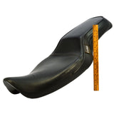 Excellent CORBIN MOTORCYCLE SEAT No. "XL 96-6 AM" Black Leather REPLACEMENT PART