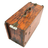 Vintage HOMEMADE WOOD MACHINIST CHEST Unusual & Weird CUSTOM TOOL BOX 4-Drawers!