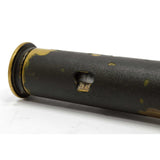 Antique HAND-HELD 5" TELESCOPE Line of Sight JAPANNED BRASS SCOPE Surveying/Navy
