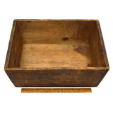 Vintage WOODEN CHOCOLATE CRATE Paper Label! "WALTER BAKER & CO. BREAKFAST COCOA"