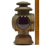 Antique STAGECOACH LIGHT "WESTCHESTER TAIL No. 3" by "N.Y COACH & AUTO LAMP CO."