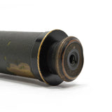 Antique HAND-HELD 5" TELESCOPE Line of Sight JAPANNED BRASS SCOPE Surveying/Navy