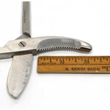 New in Open Package KONIG SURGICAL SCISSORS 9.5" Bandage/Burns SAW EDGE #111877