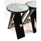 Original FUNCTIONAL ART "STOOLIE" STOOL Lot of 2 F GARBOTZ Son & Daughter Stools