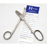 New in Open Package KONIG SURGICAL SCISSORS 9.5" Bandage/Burns SAW EDGE #111877
