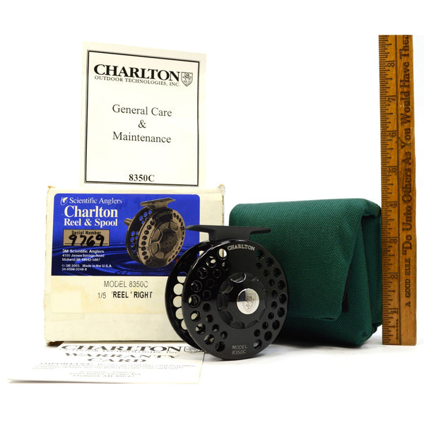 Brand New! CHARLTON REEL & SPOOL Mo. 8350C 1/5 Right Hand COMPLETE & MINT IN BOX