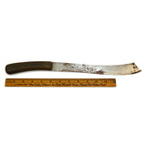 Antique J.A. HENCKELS TWIN WORKS CHEF KNIFE 15.25" Ideal Slicer DBL CURVED BLADE