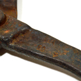 Vintage HEAVY-DUTY IRON TONGS Huge 41" Wide ICE-HAY-FARM Primitive GRABBER TOOL