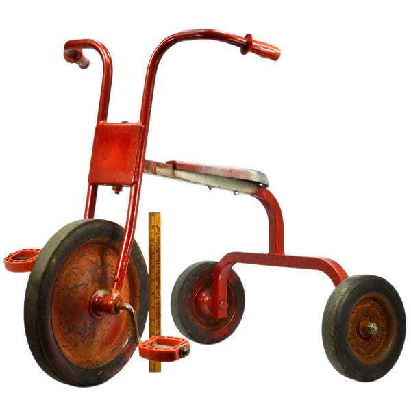 Vintage ANGELES TRICYCLE 12" Big Wheel TRIKE Steel Frame ORIGINAL but REPAINTED