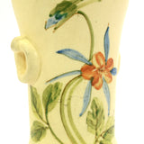 Antique WELLER POTTERY BONITO VASE 7.25" Hand-Painted FLORAL MOTIF Artist Signed