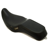 Excellent CORBIN MOTORCYCLE SEAT No. "XL 96-6 AM" Black Leather REPLACEMENT PART