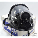New (Open Box) NORTH "RESPIRATORY PROTECTION" Gas Mask #76008A (7600) Size: M/L