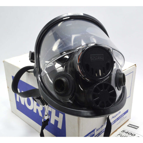 New (Open Box) NORTH "RESPIRATORY PROTECTION" Gas Mask #76008A (7600) Size: M/L