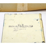 Antique SALESMAN SAMPLE(?) Painted Tile/Panel "COLUMBIAN ART METAL WORKS" (5of8)