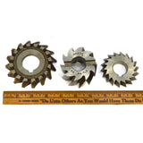 Steampunk SIDE MILLING CUTTER Lot of 7 MILL CUTTERS Brown & Sharpe F&D Morse ++!