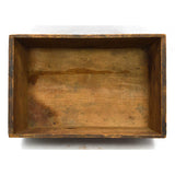 Vintage WOODEN CHOCOLATE CRATE Paper Label! "WALTER BAKER & CO. BREAKFAST COCOA"