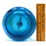 Vintage BELL BEVERAGES SELTZER BOTTLE Sapphire Blue ORIGINAL CAP & GLASS SYPHON!