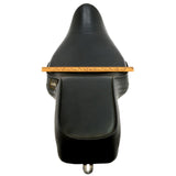 Excellent CORBIN MOTORCYCLE SEAT No. "XL 96-6 AM" Black Leather REPLACEMENT PART