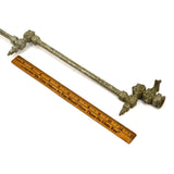 Antique ORNATE BRASS POT FILLER FAUCET Double-Arm ARTICULATED Salvaged Hardware!