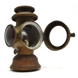 Antique STAGECOACH LIGHT "WESTCHESTER TAIL No. 3" by "N.Y COACH & AUTO LAMP CO."