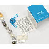 In Box JOIA DE MAJORCA 'MAN-MADE PEARL' NECKLACE 18" Multicolored RHODIUM CLASP