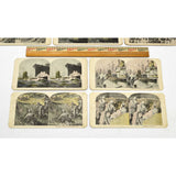Antique STEREOSCOPE / STEREOGRAPH CARD Lot of 9 WAR STEREOVIEWS Army/Navy WWI?