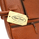 Vintage ALTO SAXOPHONE GIG CASE Genuine Leather MICHAEL BIANCO Padded/Soft Bag!