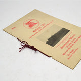 Antique MILITARY ANNIVERSARY DINNER INVITATION, 1900 Battery 'E' HEAVY ARTILLERY