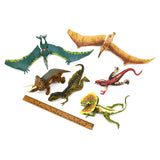 Excellent! JURASSIC PARK III (3) TOY DINOSAUR FIGURES Lot of 6 T-REX V-Raptor ++
