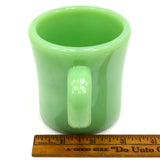 Excellent! JADEITE "FIRE-KING" OVEN-WARE MUG 3-1/2"T, C-Handle HEAVY RESTAURANT