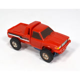 Vintage TONKA GOBOTS "SMALL FOOT" #14 Friendly Robot 4x4 TRUCK, Red w/ CARD-BACK